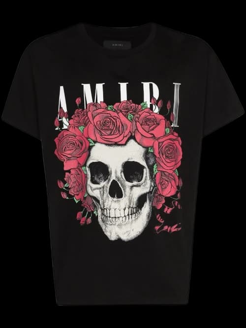 AMIRI Grateful Dead Skull Tee Black