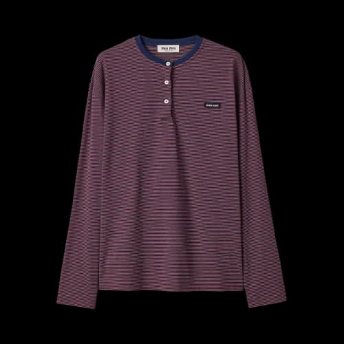Miu Jersey Riga Girocollo 'Navy/Granato'