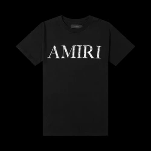 Amiri Bandana Logo Tee 'Black'