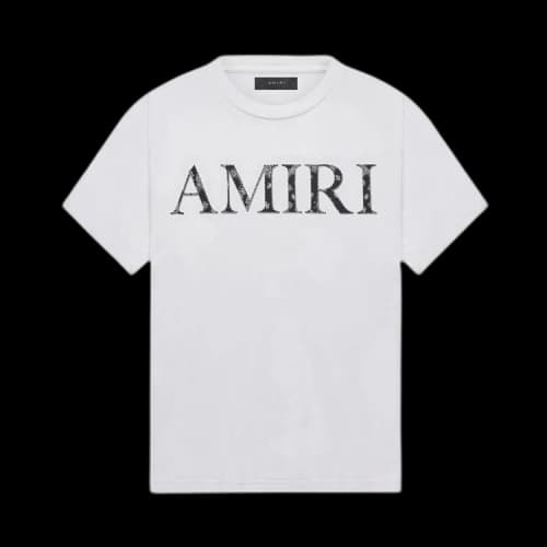 Amiri Bandana Logo Tee 'White'