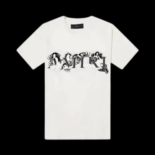 Amiri Logo Print T-Shirt 'Beige'