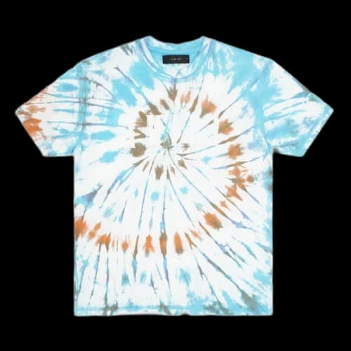 Amiri Core Logo Tie Dye Tee 'Surf/Black/Blanc'
