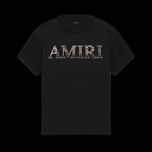 AMIRI Leopard Tee Black