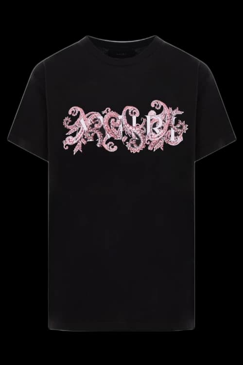 AMIRI Paisley Print T-Shirt Black