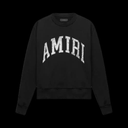 Amiri Varsity Crew 'Black'