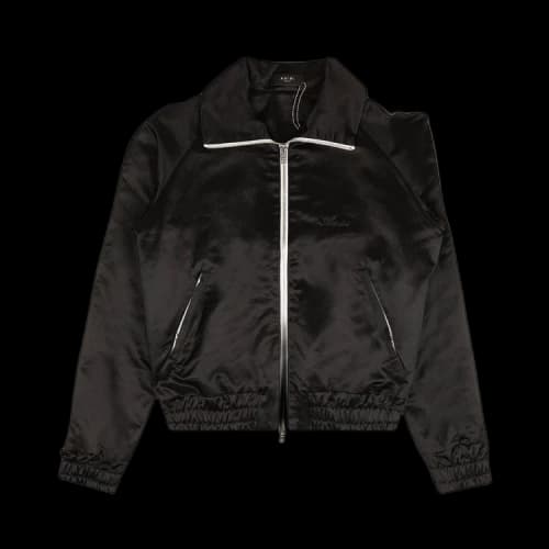 Amiri Full Zip Satin Track Jacket 'Black'