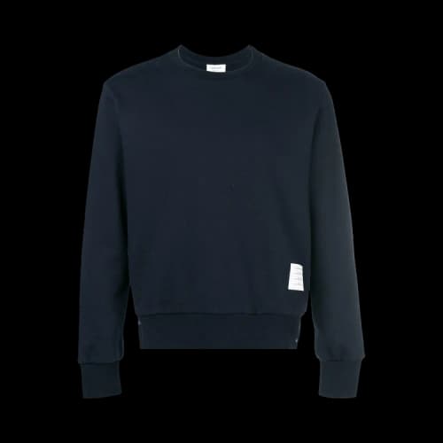 Thom Browne Classic Center Back Stripe Crewneck Pullover 'Navy'