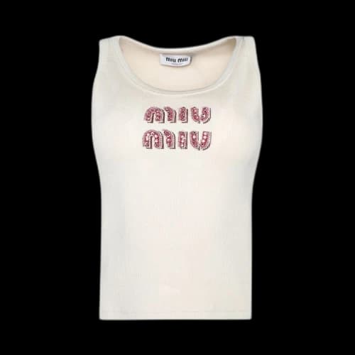 Miu Tank Top 'White'