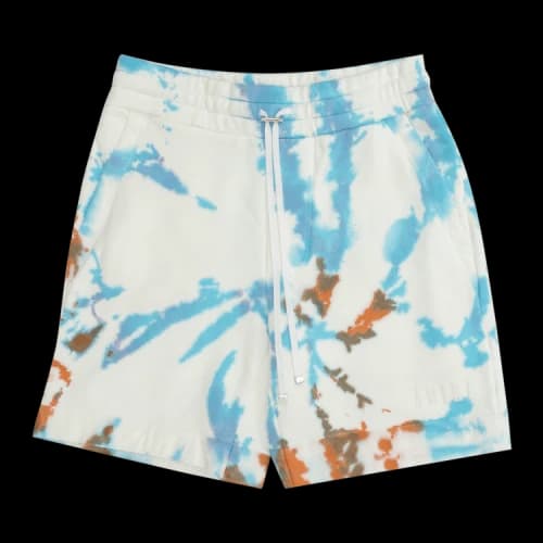Amiri Core Tie Dye Sweat Shorts 'Surf/Black/Blanc'