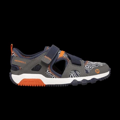Merrell Hydro Free Roam Sandal Big Kid 'Chroma Monarch - Grey Navy'