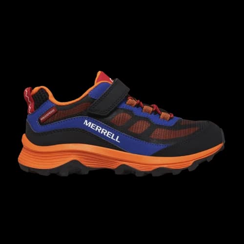 Merrell Moab Speed Low AC Big Kid 'Black Orange Blue'