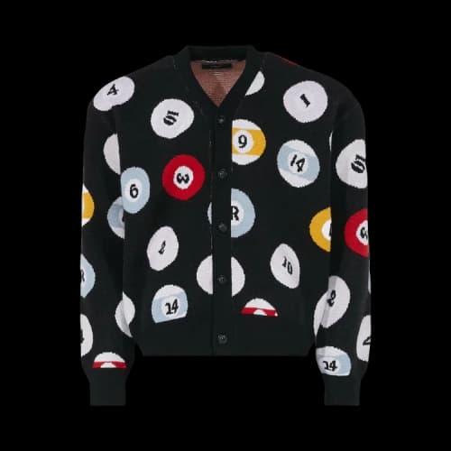 Amiri Pool Ball Cardigan 'Black'