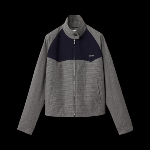 Miu Vichy Check Blouson 'Grigio'