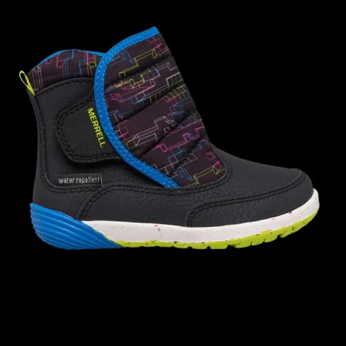 Merrell Bare Steps Puffer Little Kid 'Carbon Multi-Color'