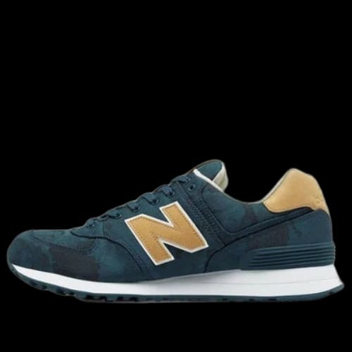 New Balance 574 Camo 'Blue Yellow'