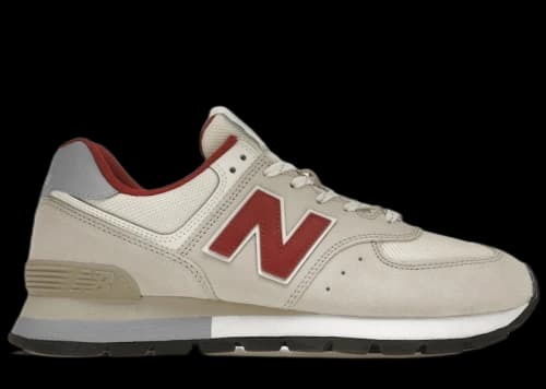 New Balance 574 Light Brown Red