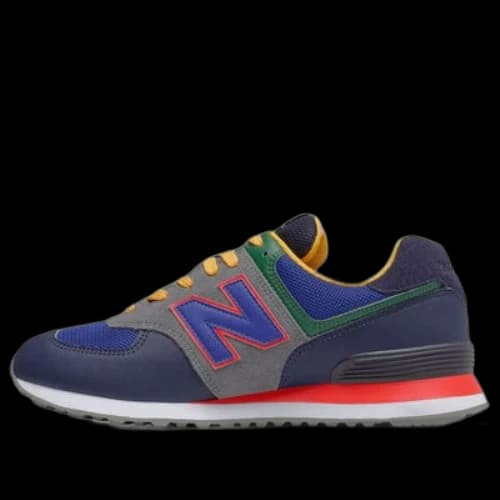 New Balance 574 Grey/Blue/Red