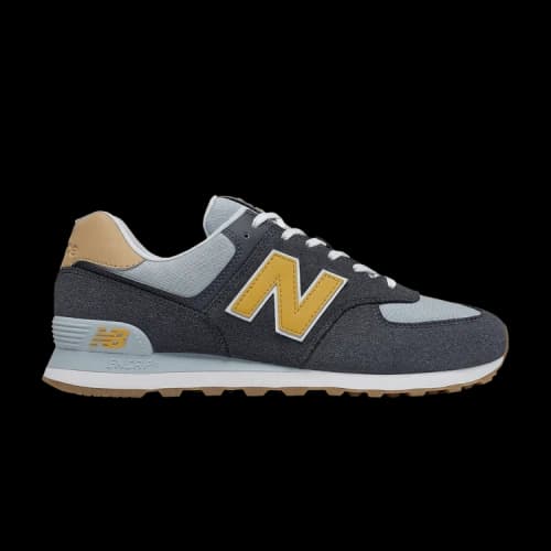 New Balance 574 4E Wide 'Outerspace Varsity Gold'