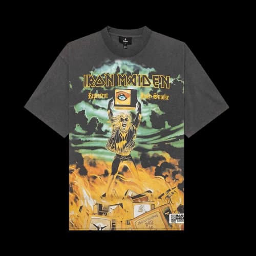 Represent Clo x Iron Maiden Holy Smoke T-Shirt 'Ash'