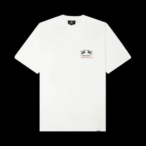 Represent Clo 24 Hour Service T-Shirt 'Flat White'