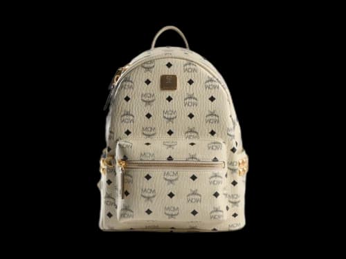 MCM Stark Vi Small Backpack Beige