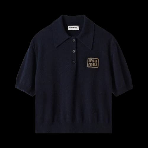 Miu Knit Polo 'Blue'