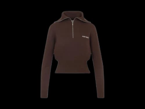 Miu Cashmere Polo Coco Brown