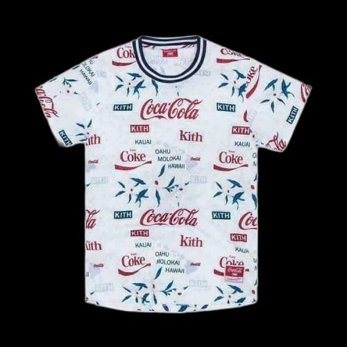 Kith x Coca-Cola x Mitchell & Ness BP Hawaii Jersey 'White'