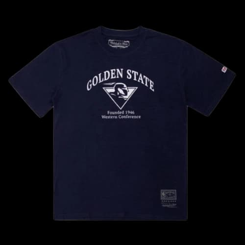 Mitchell & Ness Monotone Golden State Warriors T-Shirt 'Navy'