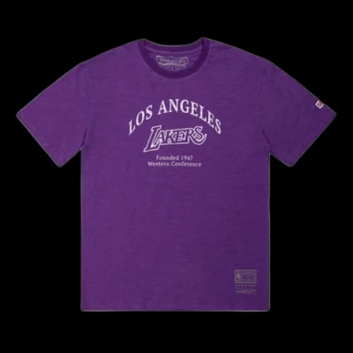 Mitchell & Ness Monotone LA Lakers T-Shirt 'Purple'