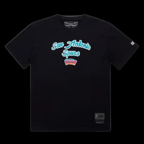 Mitchell & Ness Highlight San Antonio Spurs T-Shirt 'Black'