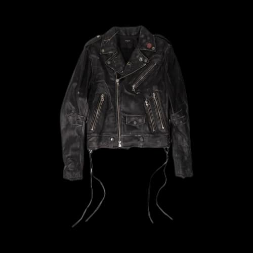 Amiri Lost Boys Vintage Biker Jacket 'Black'