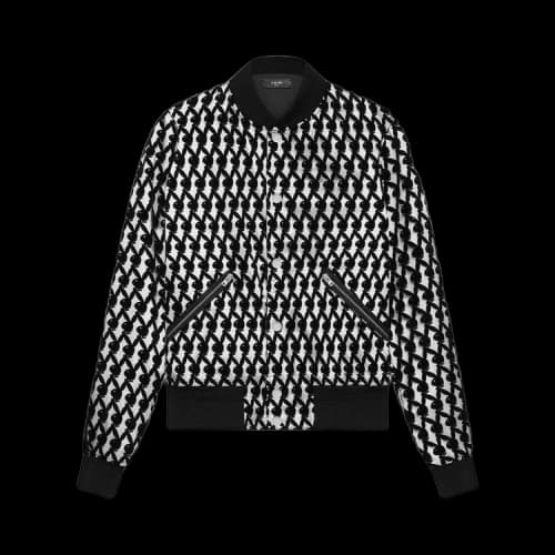 Amiri Playboy Flocked Bomber 'Black'