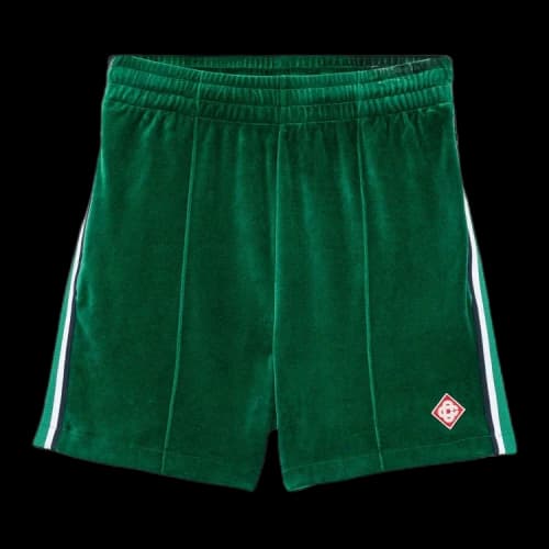 Casablanca Velour Shorts 'Evergreen'
