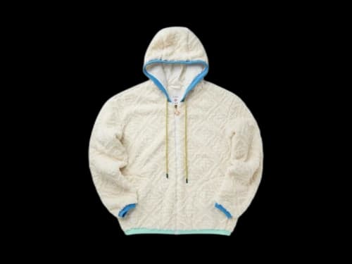 Casablanca Monogram Fleece Jacket Off White