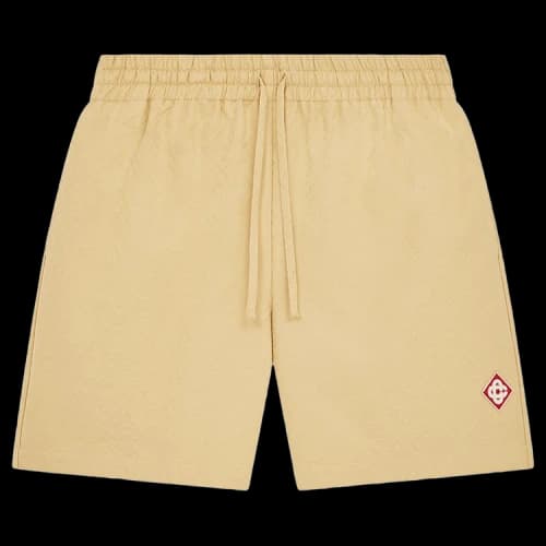 Casablanca Cotton Monogram Jacquard Shorts 'Beige'