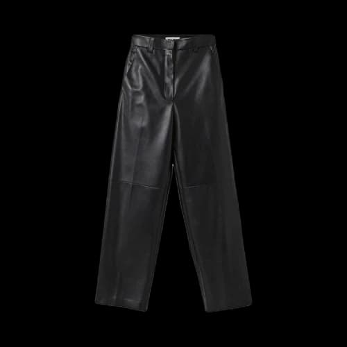 Miu Leather Pants 'Black'