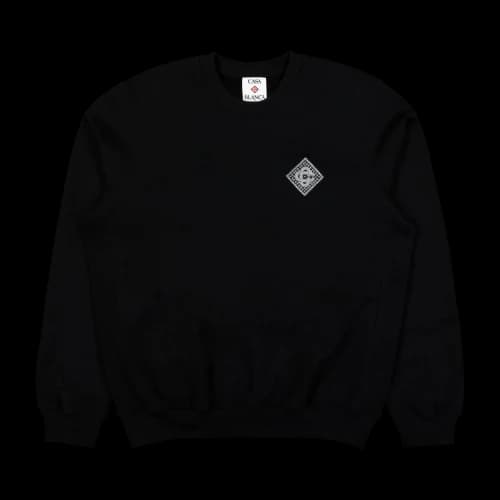 Casablanca Logo Patch Sweatshirt 'Black Pearl'