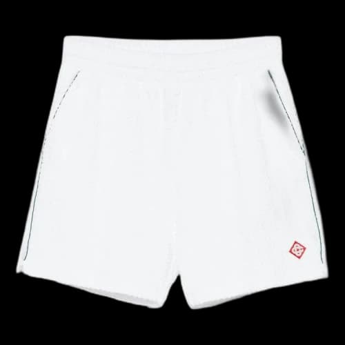 Casablanca Monogram Towelling Shorts 'White'