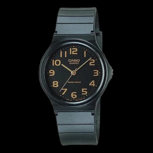CASIO MQ-24 Series Casual College Waterproof Quartz 38.8mm Resin Strap Watch