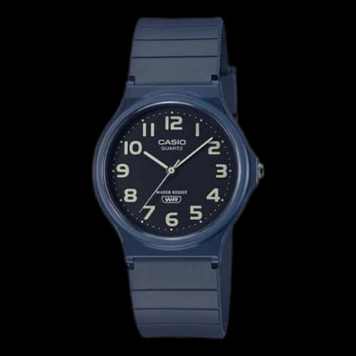 CASIO STANDARD Series Waterproof Fashion Stylish Resin Strap 38.8*34.9*7.8mm Black Dial Watch Analog Unisex Mens