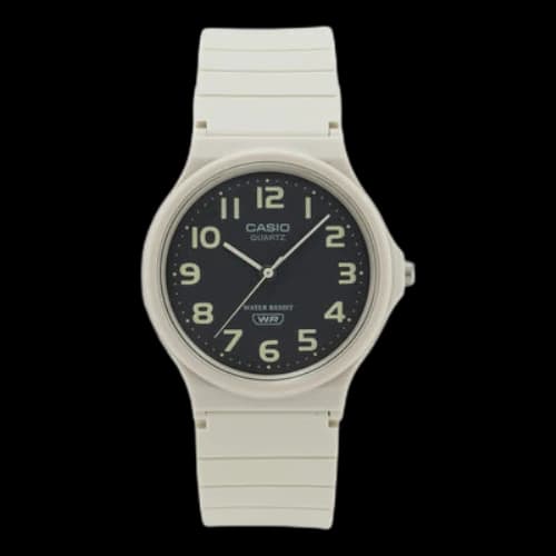 CASIO STANDARD Series Waterproof Fashion Stylish Resin Strap 38.8*34.9*7.8mm Black Watch Unisex Mens
