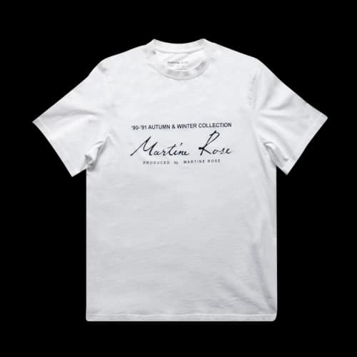 Martine Rose Classic Short-Sleeve T-Shirt 'White'