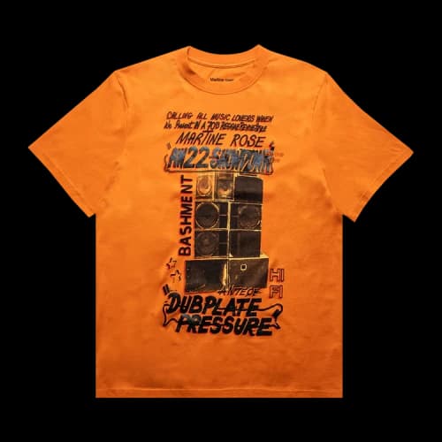 Martine Rose Dubplate Pressure Classic T-Shirt 'Orange'