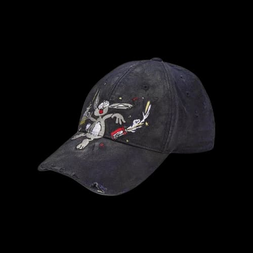 Martine Rose Bunny Cap 'Black'