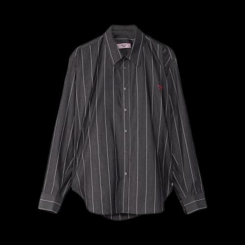 Martine Rose Pulled Neck Long-Sleeve Shirt 'Grey'