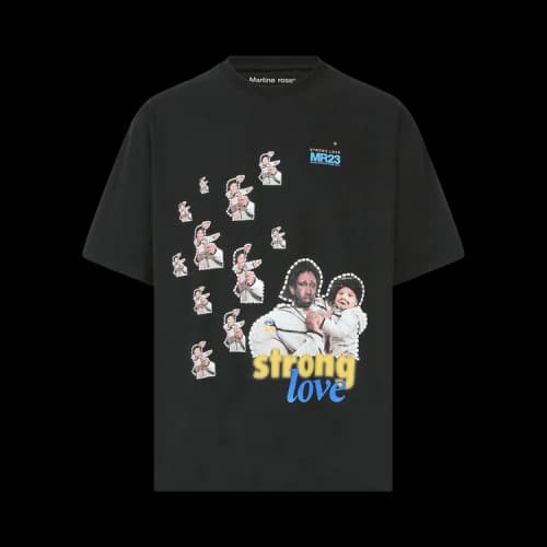 Martine Rose Oversized Short-Sleeve T-Shirt 'Black'