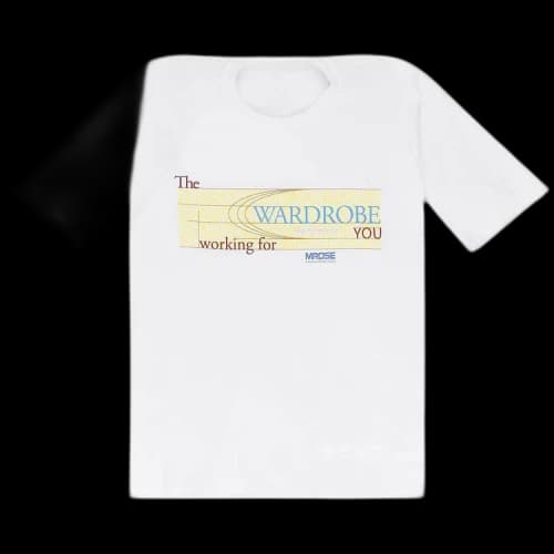 Martine Rose Logo Pulled Neck Tee 'White'