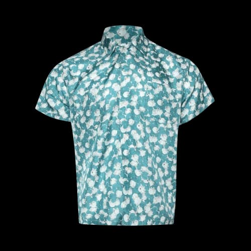 Bode Meadowlark Short-Sleeve Shirt 'Blue/Multicolor'