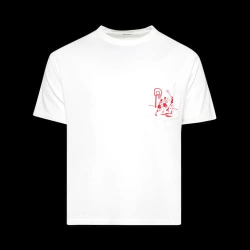 Bode Embroidered Hoop Tee 'White'